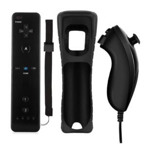 qumox remote controller remote control + nunchuk for ntdo wii/wii u