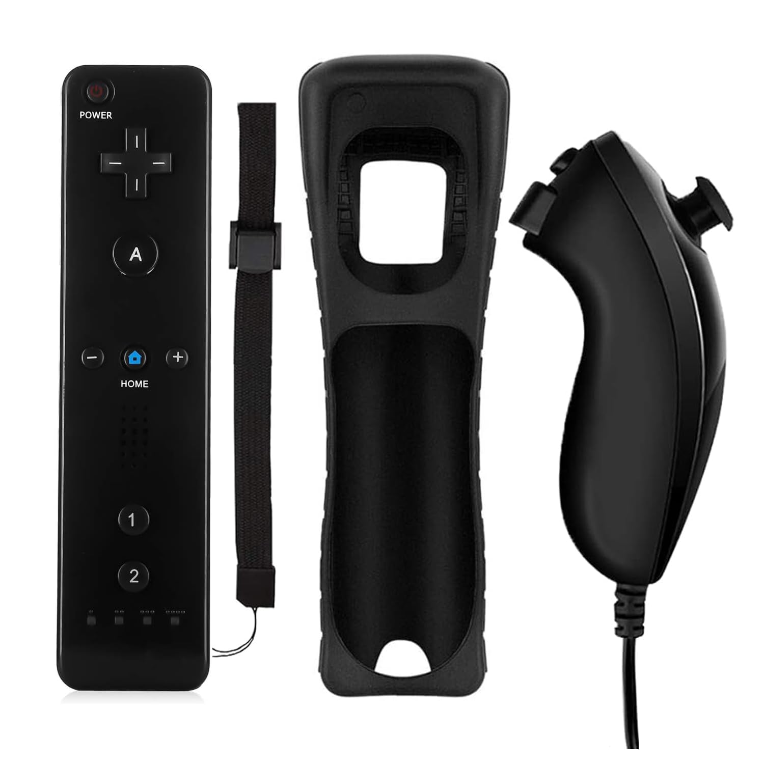 QUMOX Remote Controller Remote Control + Nunchuk for Ntdo Wii/WII U