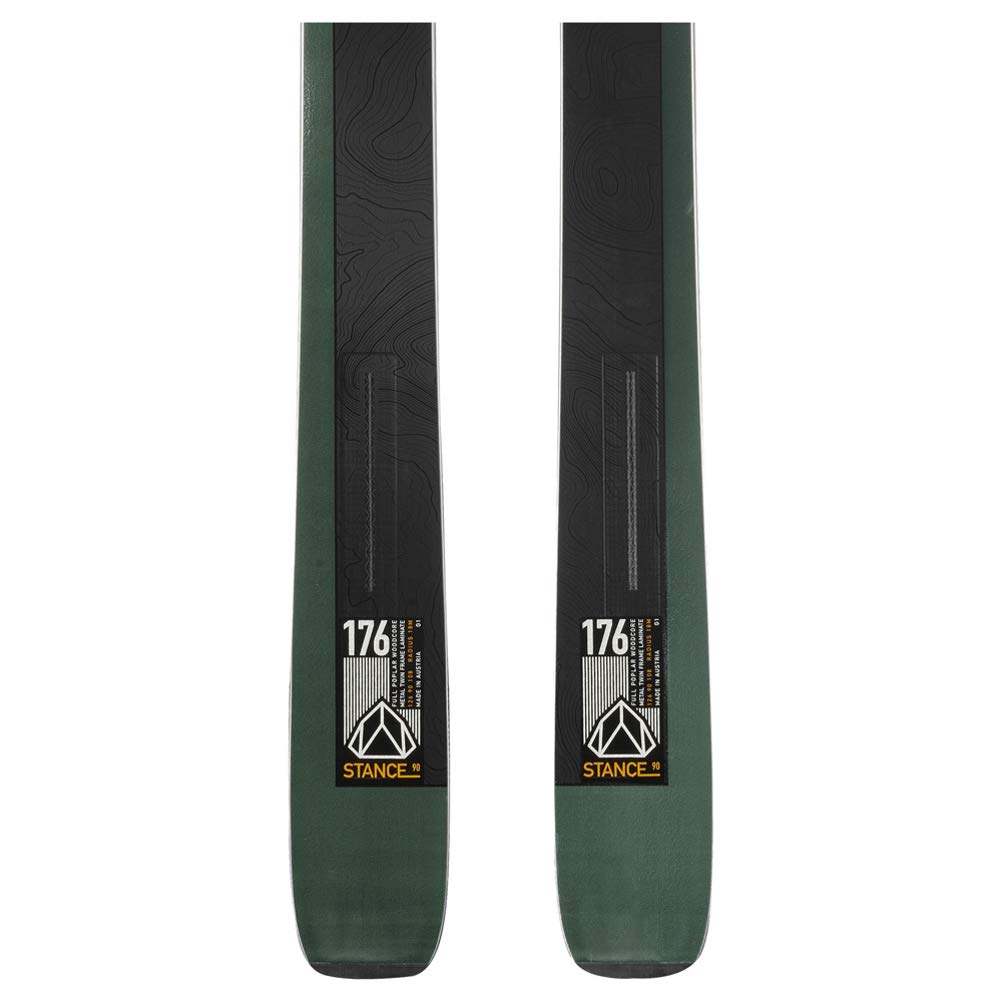 Salomon N Stance 90 Ski - Dark Green/Black/White 176