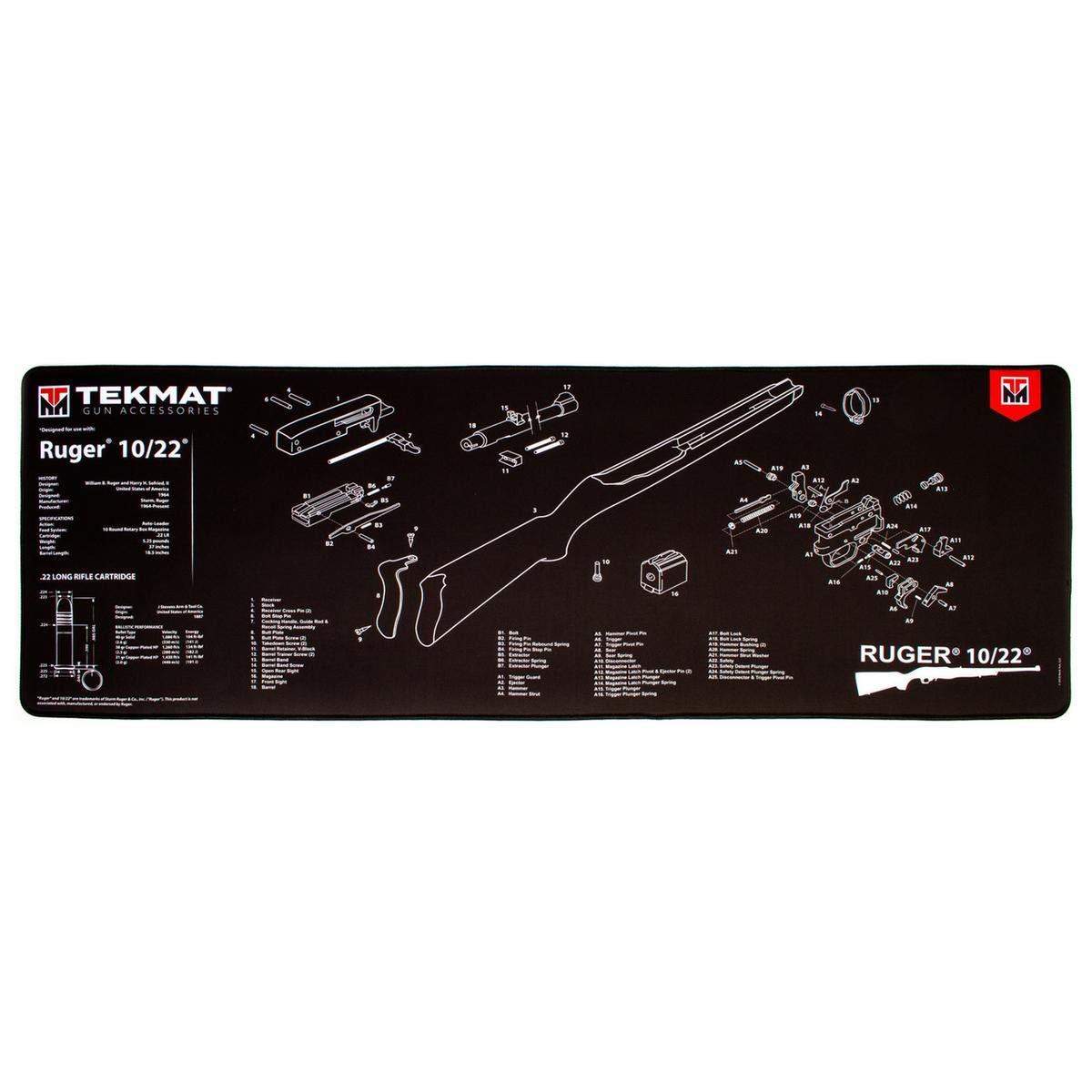 TekMat ULTRA RIFLE MAT RUGER 10/22