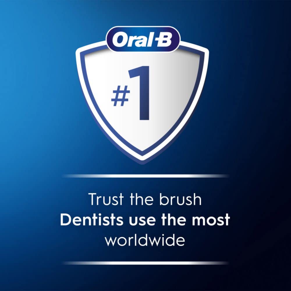 Oral-B Pro 1000 Power Rechargeable Electric Toothbrush Powered by Braun and Sensitive Gum Care Electric Toothbrush Replacement Brush Heads Refill, 3 Count