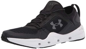 under armour mens micro g kilchis sneaker, black/white, 10 us