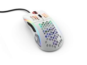 glorious model d gaming mouse, matte white (gd-white) (renewed)