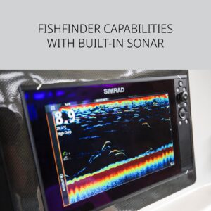 Simrad NSS16 Evo3S - 16-inch Multifunction Fish Finder Chartplotter with Preloaded C-MAP US Enhanced Charts