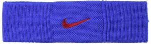 nike bn1028 dri-fit headband, game royal x white, one size fits most