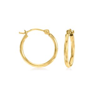 RS Pure by Ross-Simons 14kt Yellow Gold Jewelry Set: Stud and Hoop Earrings