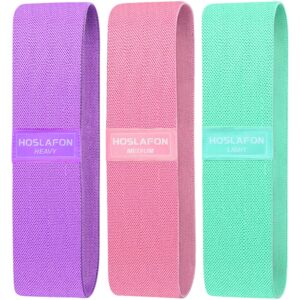 hoslafon resistance bands set exercise workout fitness booty bands for working out resistance loops bands for women elastic bands for exercise pull up assistance bands stretch bands stretching strap