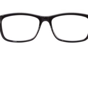 Gucci Web Men's GG0640OA 001 Black Full Rim Rectangular Eyeglasses 55mm