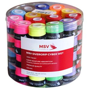 MSV Cyber Wet Overgrip Bucket Assorted Colors