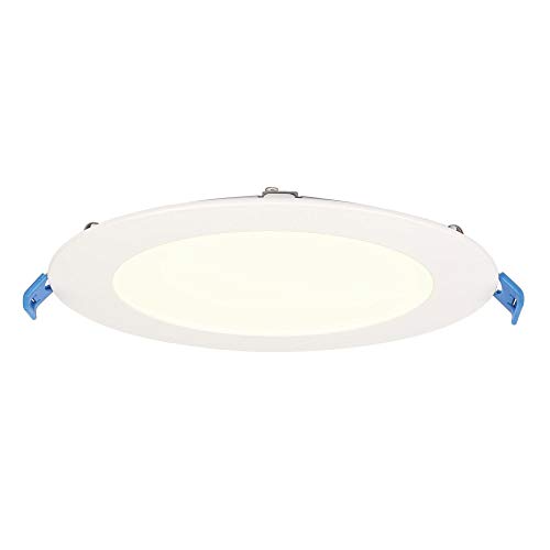 Westinghouse 5107100 Slim 6 Inch, Dimmable Recessed LED Downlight, White