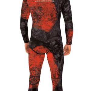 OMER Red Stone 3mm 2-Piece Men's Spearfishing Camo Wetsuit - Top Only (2XL)