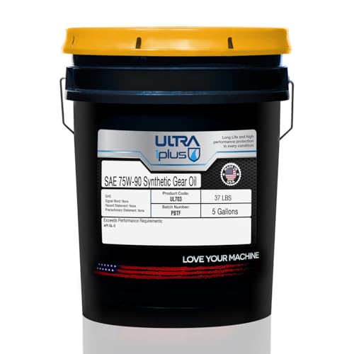 Ultra1Plus™ SAE 75W-90 Synthetic Gear Oil, API GL-5 | 5 Gallon Pail