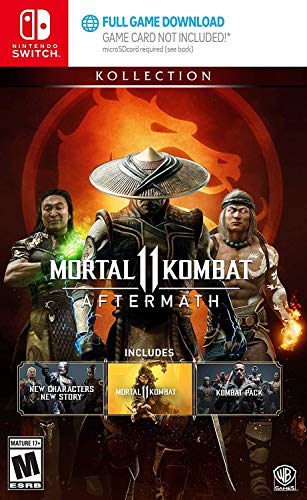 Mortal KOMBAT 11: Aftermath Kollection - Nintendo Switch [Disk not included redeem game with the Code in the Box]