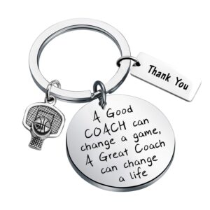 potiy coach appreciation gift basketball coach keychain a good coach can change a game basketball gift thank you gift for basketball coaches (basketball coach keychain-2)