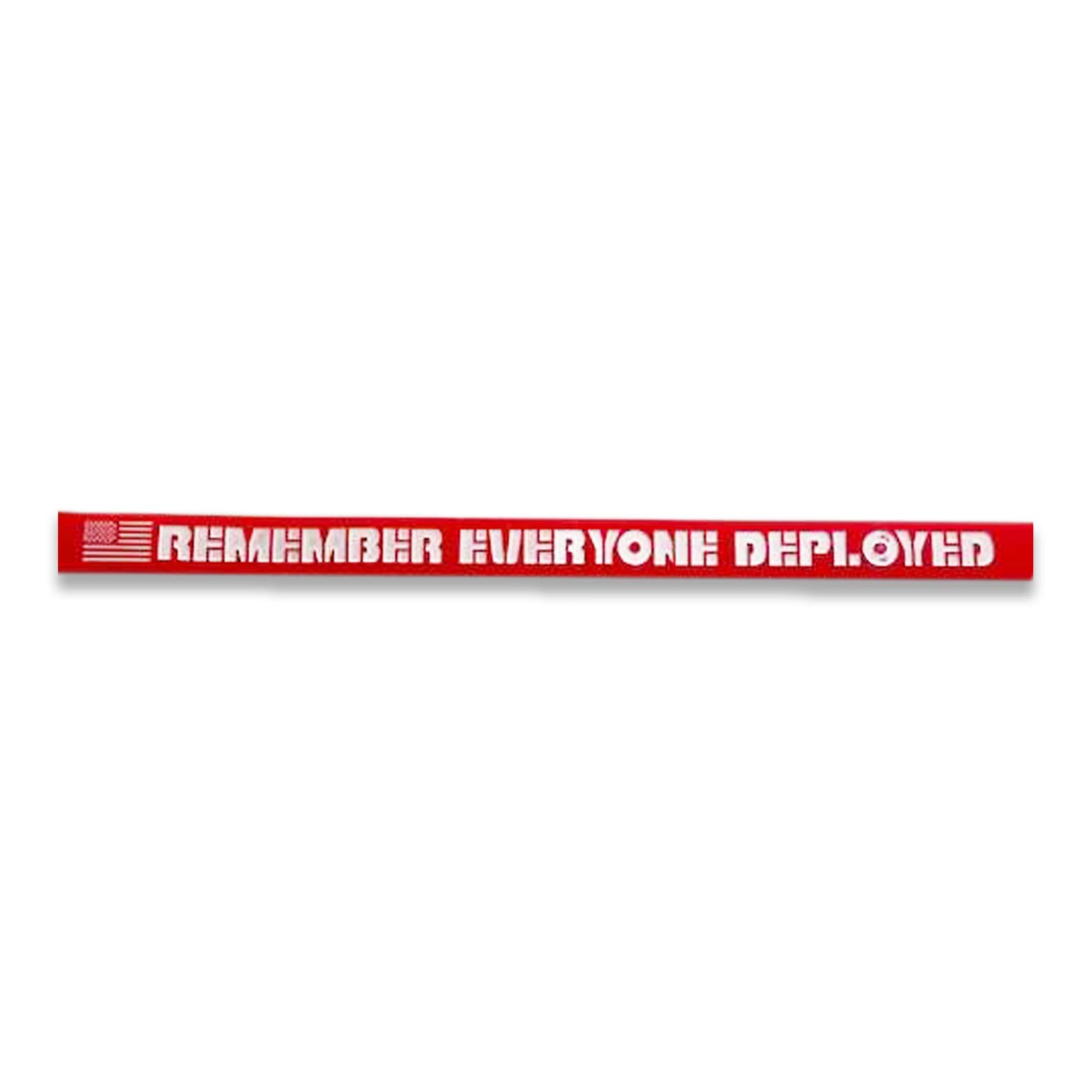 VetFriends.com Remember Everyone Deployed RED Silicone Bracelet Until They All Come Home (Qty 2)