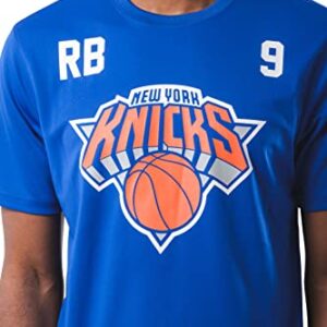 Ultra Game NBA New York Knicks - RJ Barrett Mens Active Tee Shirt, Team Color, Large