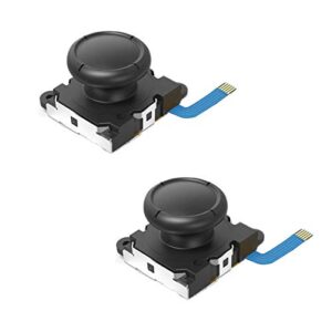 veanic 2-pack replacement joycon joystick drift fix analog thumb stick for nintendo switch/switch oled/nintendo switch lite joy-con controller