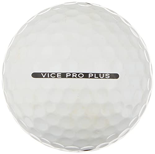 Vice Golf Ball Mix - 100 Near Mint Quality Used Golf Balls (AAA Pro Pro Soft Tour Drive GolfBalls), White (100PK-Vice-3)