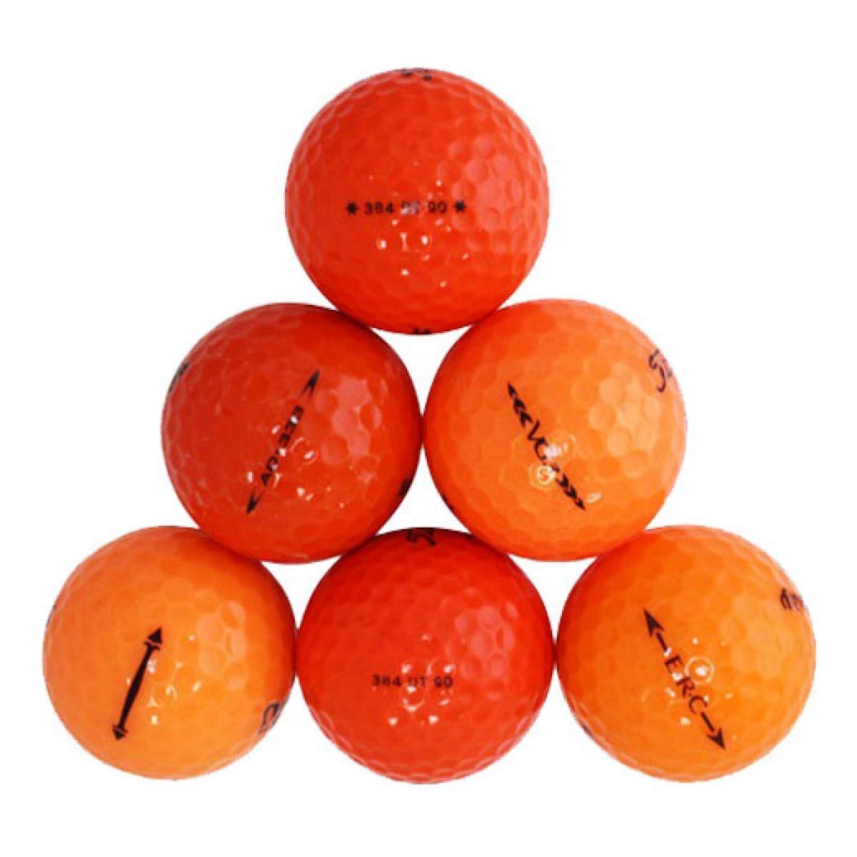 PG Orange Premium Golf Ball Mix - Top Brands & Styles! 100 Mint Quality Used Orange Golf Balls (AAAAA Reload Orange Pro Styles Mix), 100 Golf Balls (100PK-PLOR-1)