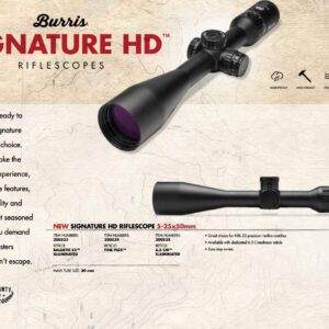 Burris Signature HD Hunting Rifle Scope with Premium Multi-Coated Glass, Matte Black, 2-10x40mm E3 MOA