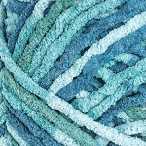 Bernat Blanket Yarn - Big Ball (10.5 oz) - 2 Pack with Pattern Cards in Color (Tidepool)