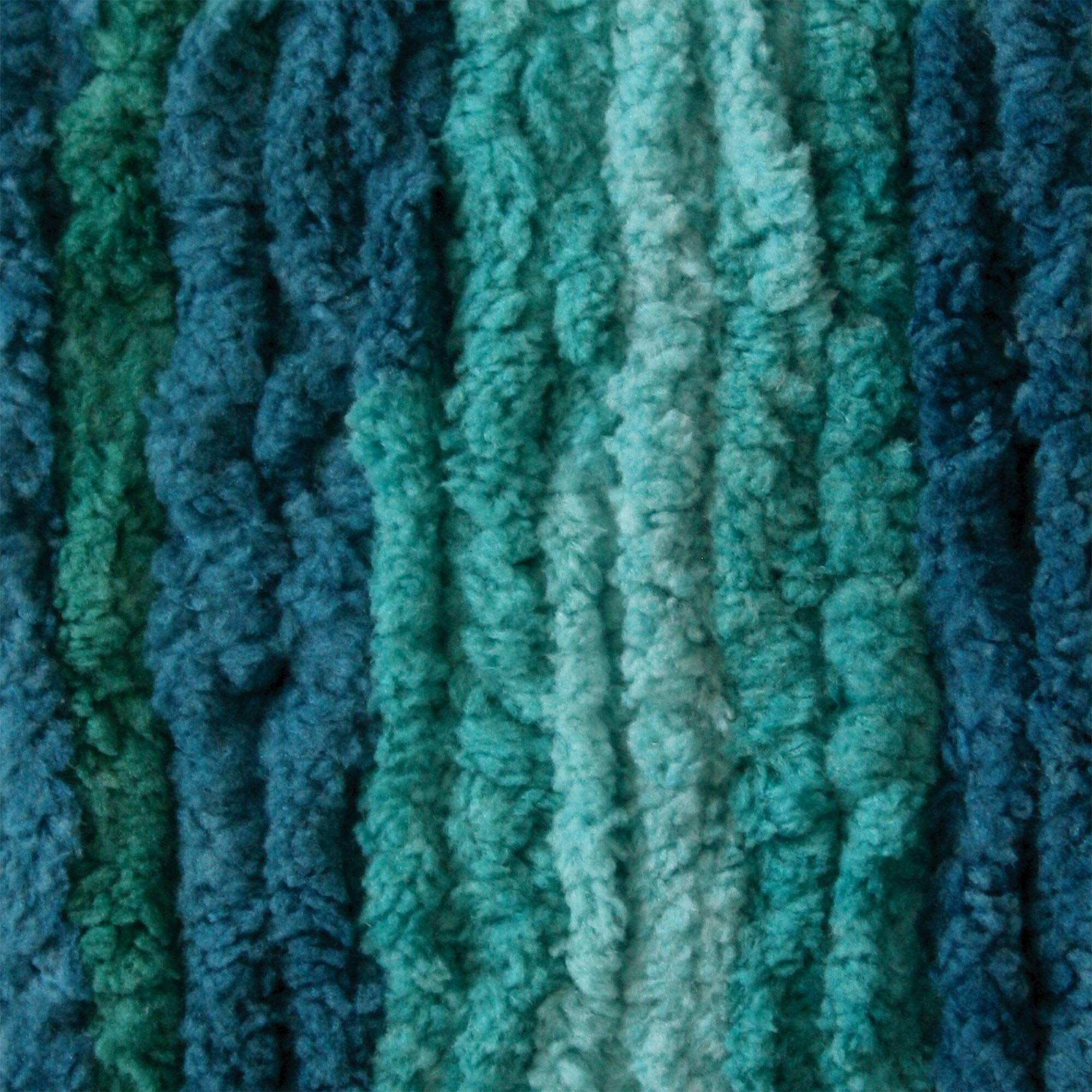 Bernat Blanket Yarn - Big Ball (10.5 oz) - 2 Pack with Pattern Cards in Color (Tidepool)