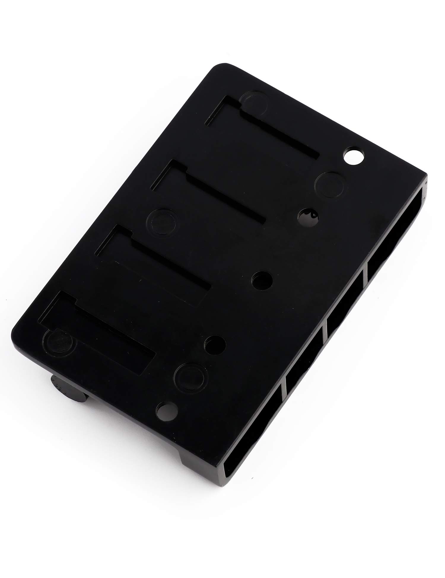 Metallor 4 String Bass Bridge Tailpiece Fixed Saddles for Electric Bass Guitar Jazz Bass or Precision Bass Black.