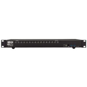 Tripp Lite KVM Switch, 16 Port HDMI USB with Audio and USB Sharing KVM Switch, 1U Rack Mount (B024-HU16)