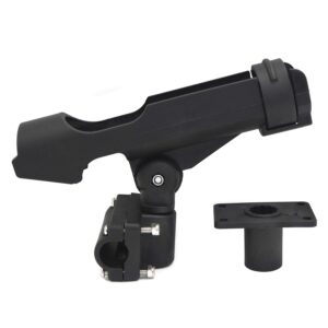 SMT- For Kayak Boat Fishing Pole Rod Holder Tackle Kit 1PC Adjustable Side Rail Mount [P/N:ET-FISHING001 X2]