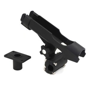 SMT- For Kayak Boat Fishing Pole Rod Holder Tackle Kit 1PC Adjustable Side Rail Mount [P/N:ET-FISHING001 X2]