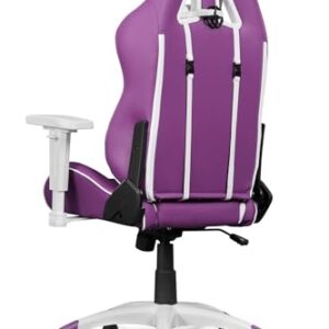 AKRacing California Gaming Chair XS Extra Small, Swivel, Rocker and Seat Height Adjustment Mechanisms with 5/10, Purple