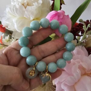 Jade Bracelets Bangle Round Real Natural Green Gems Jewelry Healing Energy Women Charms Pendant Jade Love Heart Coin Lucky Money.