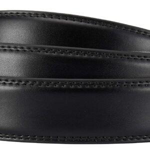 CHAOREN Ratchet Belt Strap Only 1 1/8", Replacement Leather Belt for 32mm Buckle