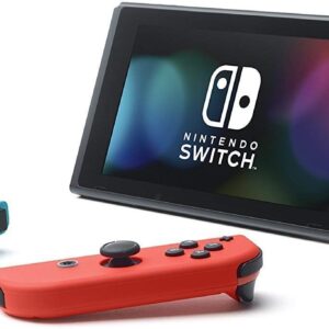 Nintendo Switch Neon Blue and Neon Red Joy-Con (Renewed)