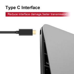 UPGROW USB C to DVI Cable 4K@30Hz 4FT USB Type-C to DVI Male Support 2017-2020 MacBook Pro,Surface Book 2, Dell XPS 13,Galaxy S10