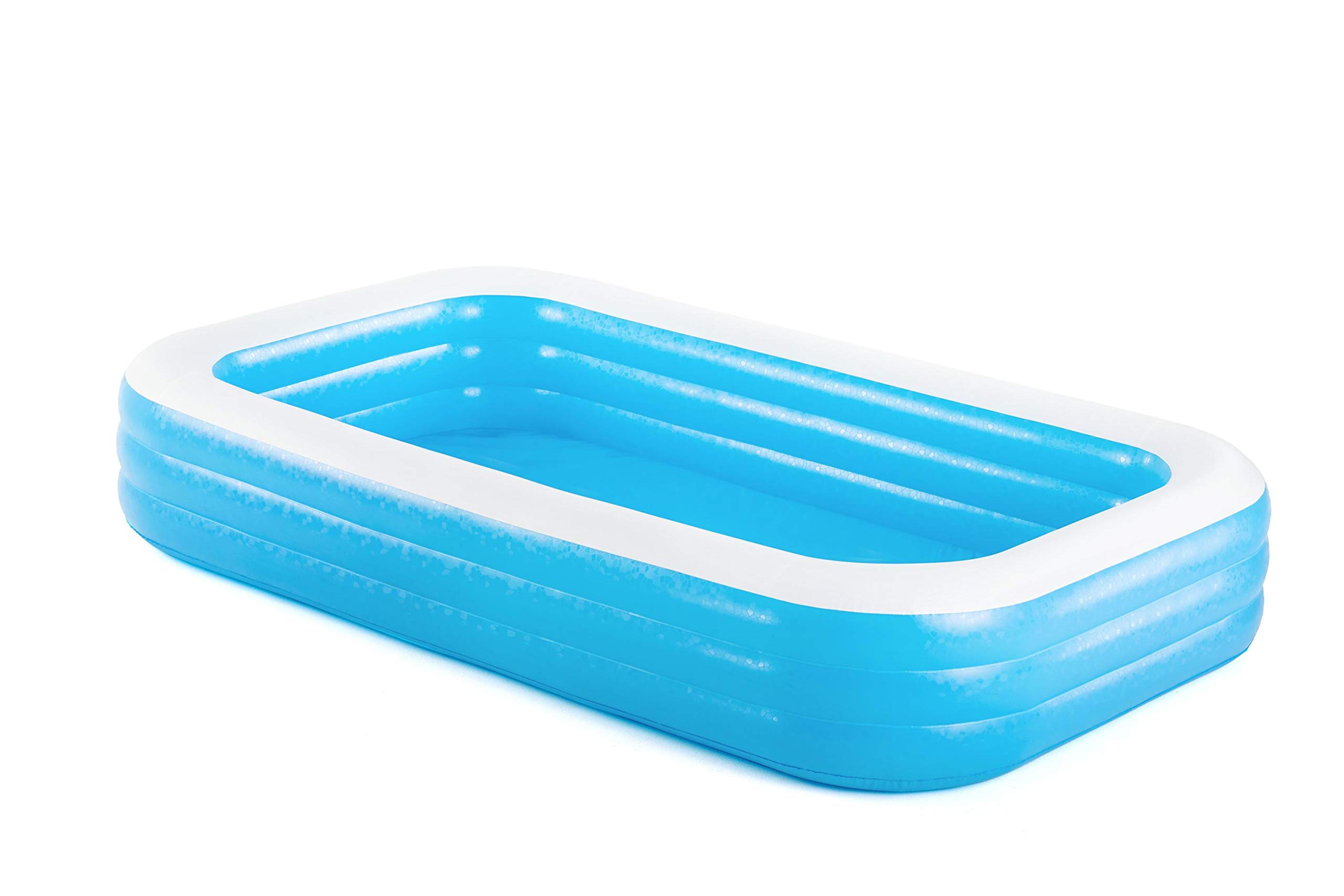 H2OGO! Blue Rectangular Inflatable Family Pool (10' x 6' x 22")