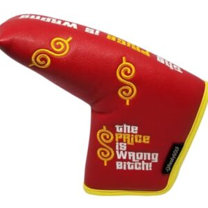 ReadyGOLF The Price is Wrong Bitch Embroidered Putter Cover - Blade