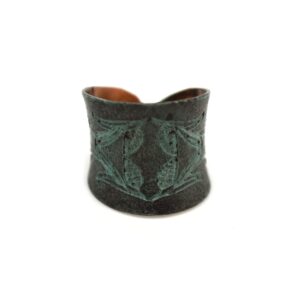 anju jewelry copper patina collection ring