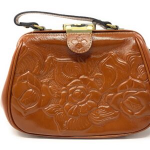 PATRICIA NASH WOMEN'S TOOLED COLLECTION GRACCHI SATCHEL FLORENCE LEATHER HANDBAG PURSE