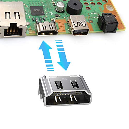 ZIYUETEK HDMI Port Socket Interface Connector Replacement 1pcs for Sony Playstation 4 PS4 Cuh-1001a Cuh-1115a(Note:NOT FIT for PS4 Slim/pro)