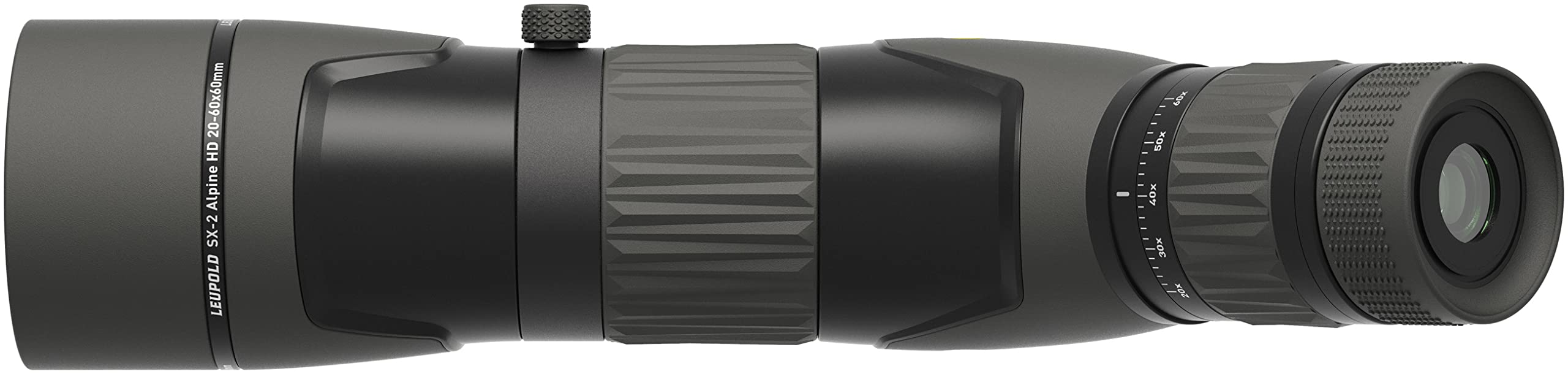 Leupold SX-2 Alpine HD 20-60x60mm Angled Spotting Scope in Shadow Gray Finish