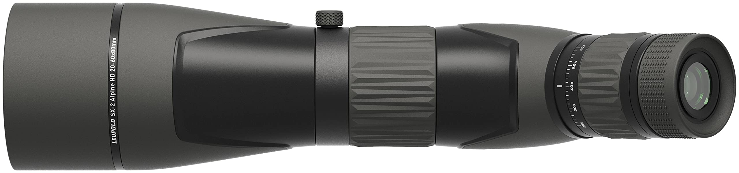 Leupold SX-2 Alpine HD 20-60x80mm Angled Spotting Scope in Shadow Gray Finish