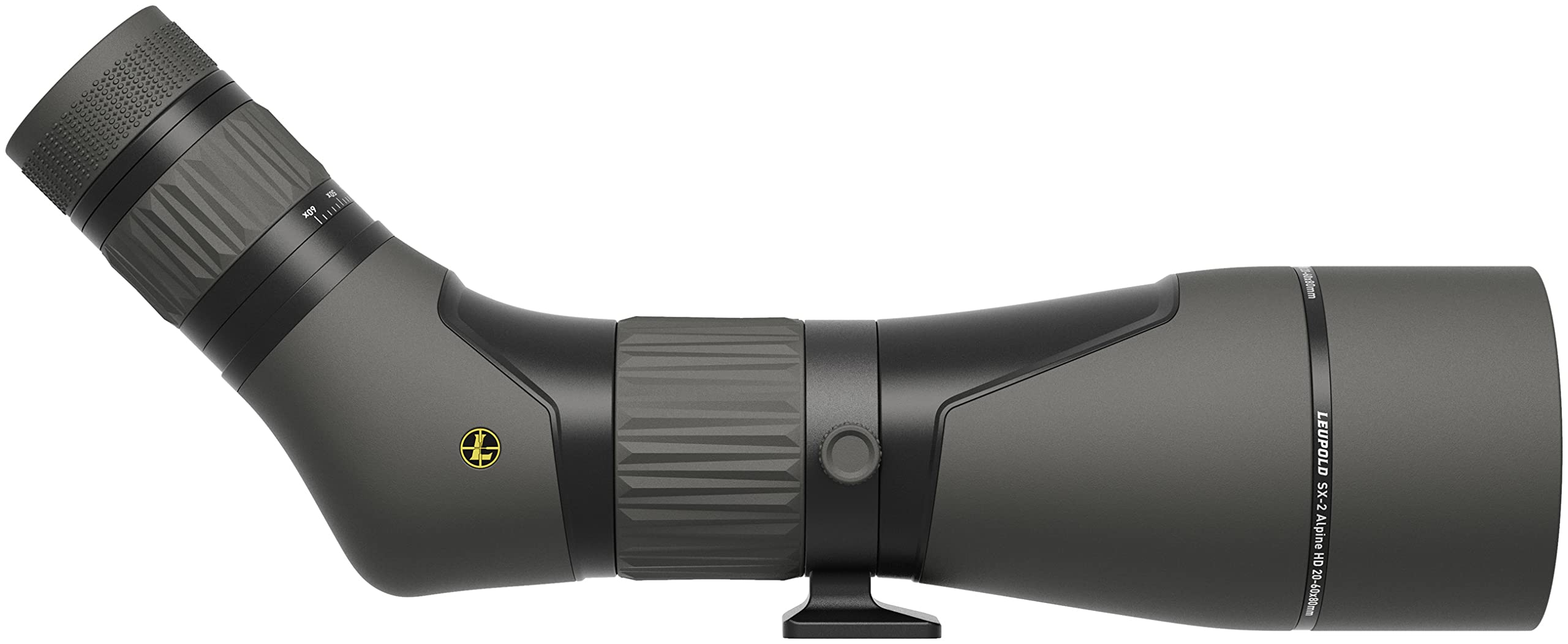 Leupold SX-2 Alpine HD 20-60x80mm Angled Spotting Scope in Shadow Gray Finish