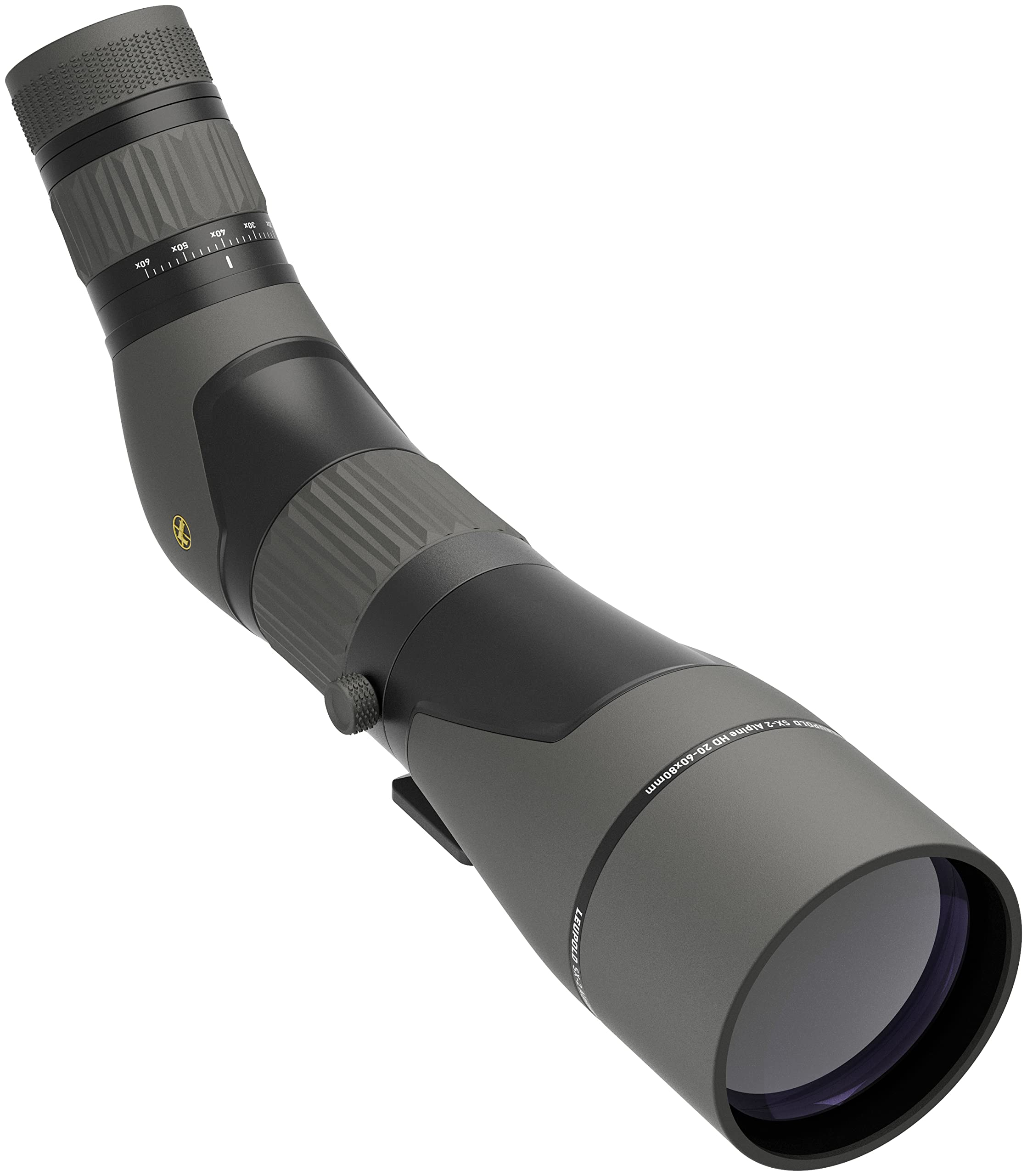 Leupold SX-2 Alpine HD 20-60x80mm Angled Spotting Scope in Shadow Gray Finish