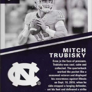 2017 Score Hype #3 Mitchell Trubisky North Carolina Tar Heels Football NM-MT