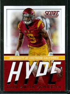 2017 score hype #14 juju smith-schuster usc trojans football nm-mt