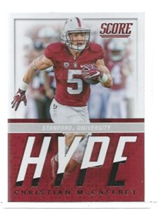 2017 score hype #11 christian mccaffrey stanford cardinal football nm-mt