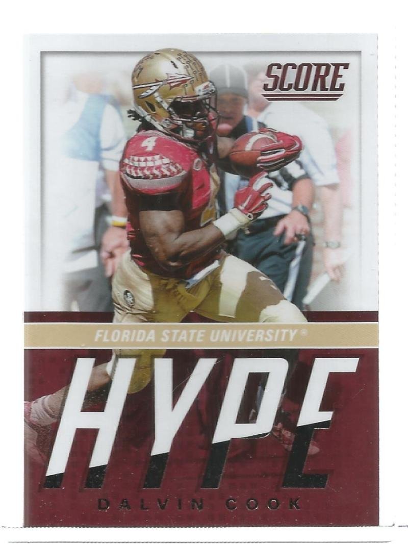 2017 Score Hype #1 Dalvin Cook Florida State Seminoles Football NM-MT