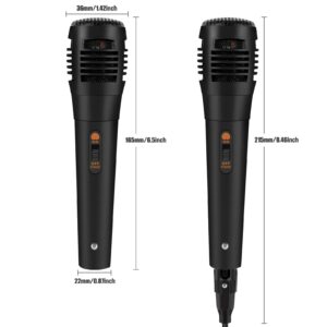 Fashion Boutique store Wired Dynamic Cardioid Microphone,Karaoke Microphone,Wired Handheld Sing Microsoft with On and Off Switch for Karaoke Machine,Karaoke,Live Vocal