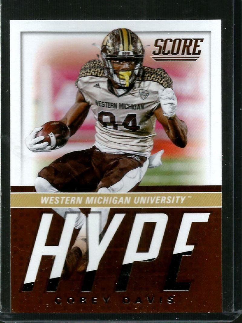 2017 Score Hype #6 Corey Davis Western Michigan Broncos Football NM-MT